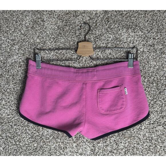 Abercrombie & Fitch Pink Y2K Sporty Sweat Micro Booty Mini Shorts Lounge Sz S - Picture 4 of 8